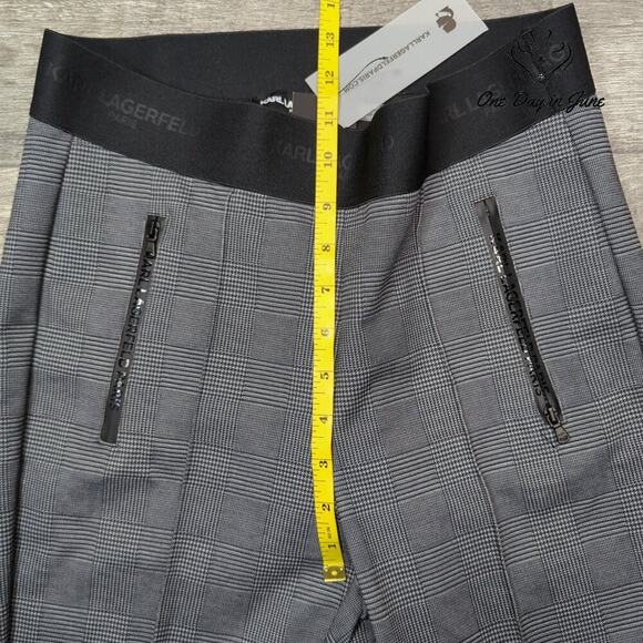 Karl Lagerfeld Paris Houndstooth Ankle Pants Size S - Picture 6 of 8